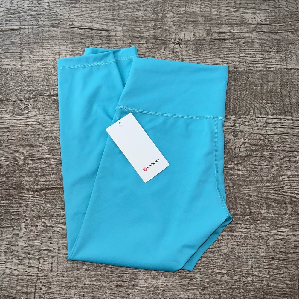 NWT Lululemon Wunder Train High-Rise Tight 25" TDIL TIDAL TEAL SIZE 12
